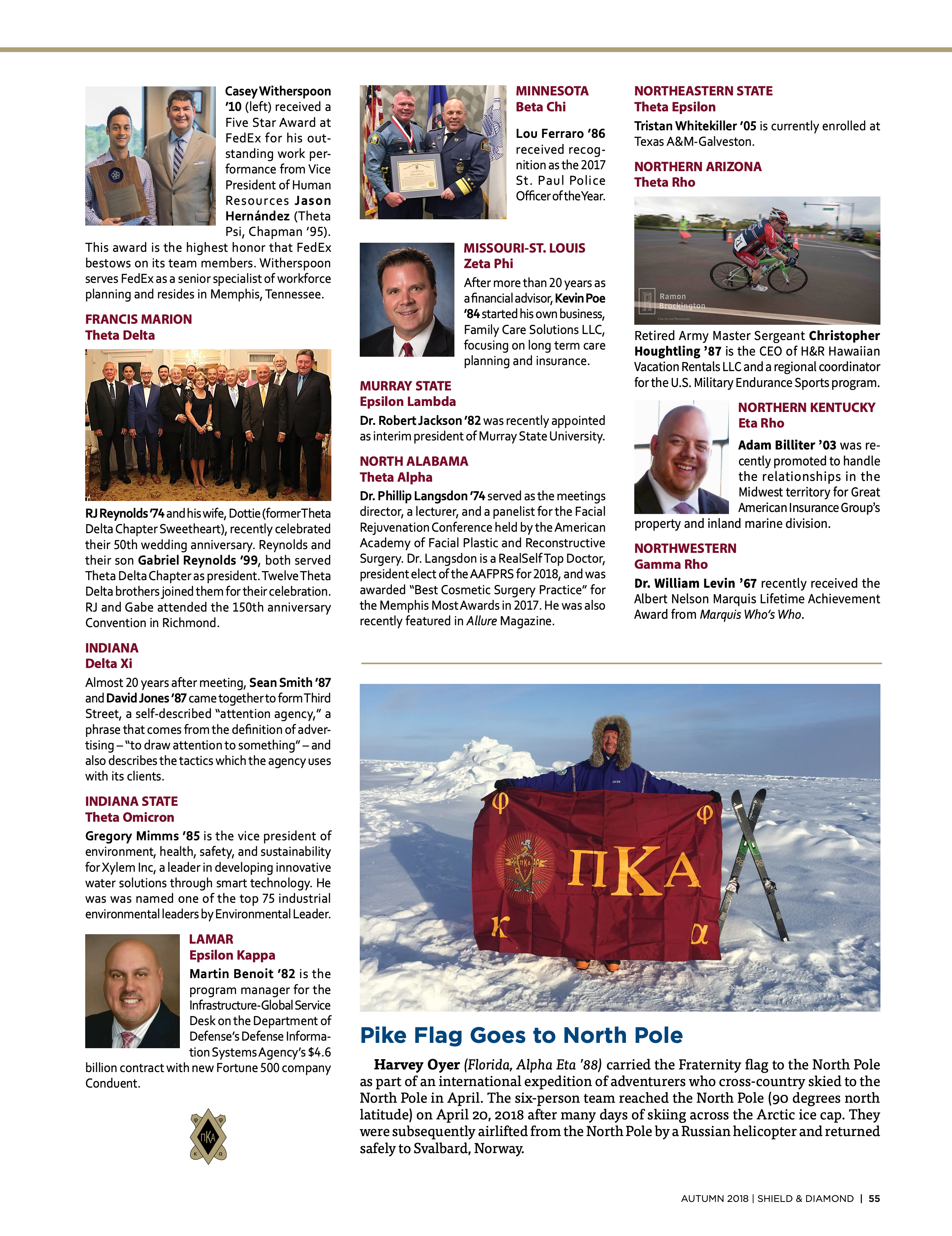 Pike Flag Goes to North Pole